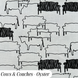 Cows & Couches by Hemptech curtain and upholstery