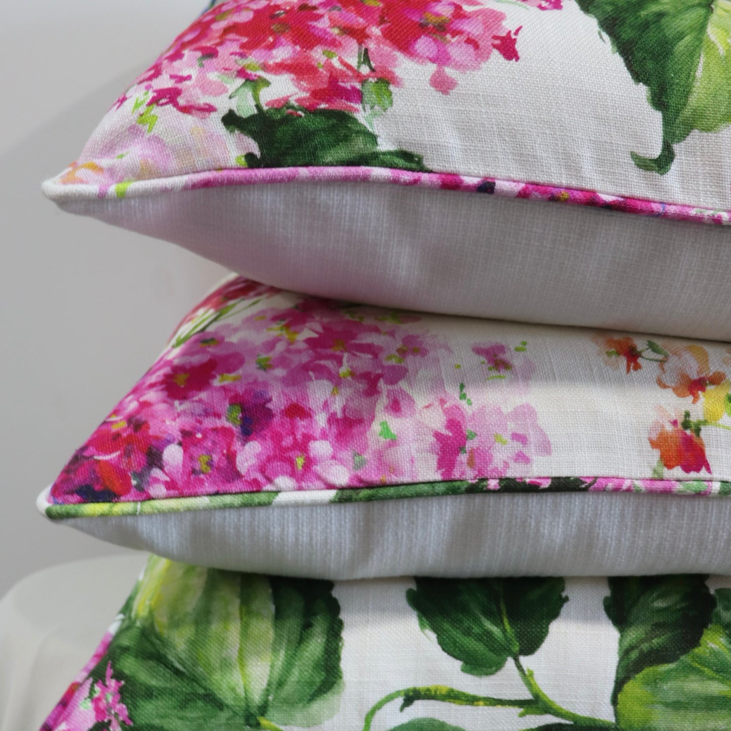 Hydrangea Linen Cushions