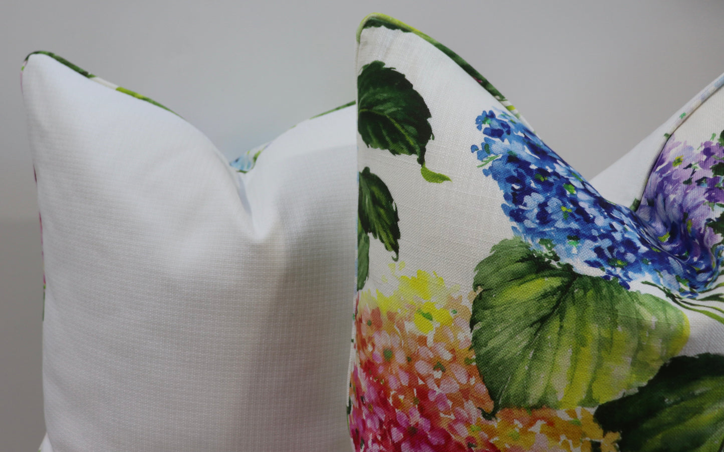 Hydrangea Linen Cushions