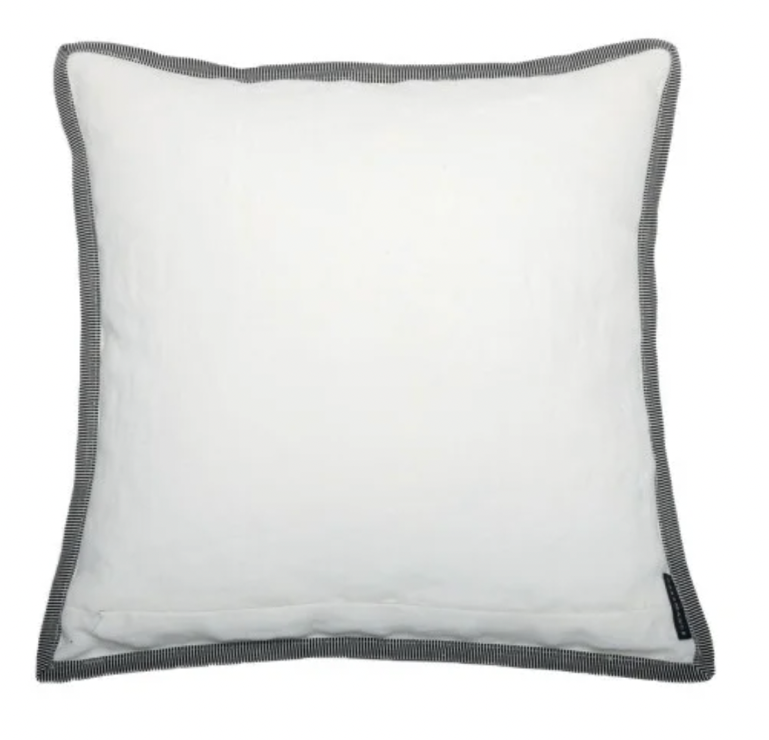 Fleur De Lin Linen Cushion Cover 45X45 by Casamance