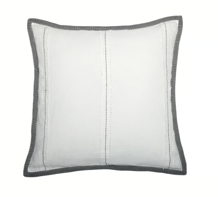 Fleur De Lin Linen Cushion Cover 45X45 by Casamance