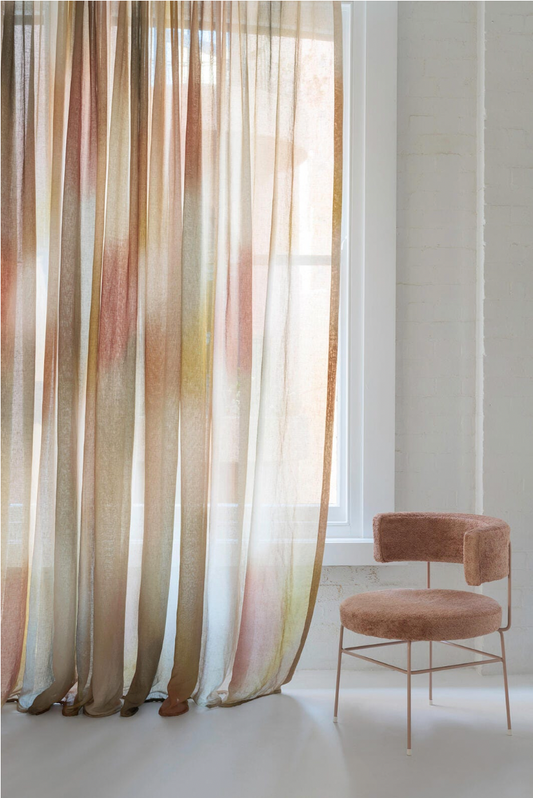 Ronde by Mokum Linen Curtain Fabric