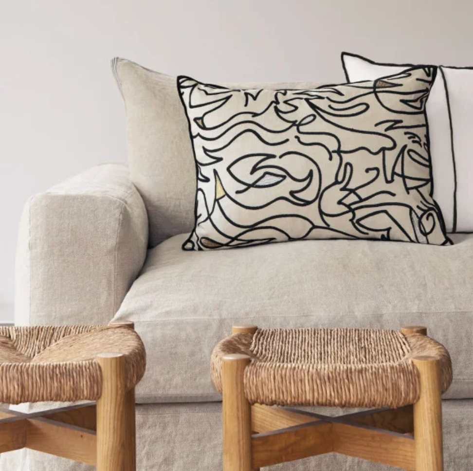 Anamorphose Cushion Cover by Casamance