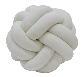 Velvet knot cushion - 2 colours